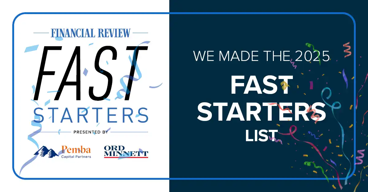Avenue Bank earns a place on the AFR Fast Starters list! 