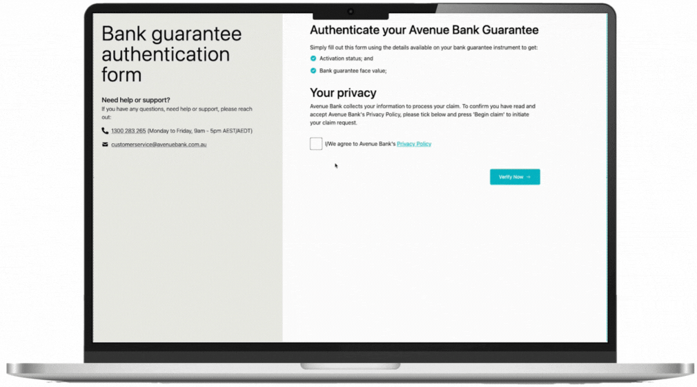 Authenticate GIF